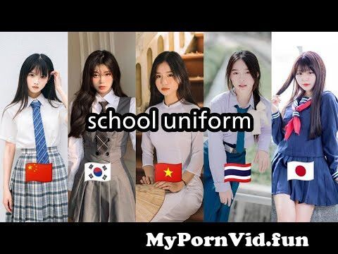 Wife in schoolgirl uniform cosplay fucking