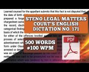 STENO LEGAL MATTERS