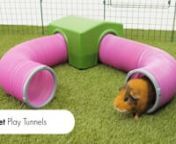 #smallanimaltunnel #rabbittunnel #guineapigtunnel #playtunnelnGive your pets a new and exciting way to exercise with the Play Tunnels, the perfect small animal tunnels for your bunny or guinea pig to run about to their heart’s content.nnDesigned to mimic a burrow in the wild, the Play Tunnels are a great addition to your pets’ run. The durable tube can be curved to add intrigue and the optional chew-resistant rings at the ends extend the life of the tunnels.nnA really unique feature, the r