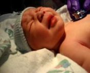 One of the first videos taken of my son Elijah.nBorn 12-19-08 at 10:07 AMnWeighing in at 10lbs and 23