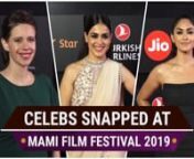 The 2019 MAMI Film Festival was attended by our B-Town celebs. Kalki Koechlin, who recently revealed of her pregnancy, also made an appearance. She was dressed in a beautiful green dress which she accessorised with a sling purse. Genelia Deshmukh also made an appearance looking stunning in a beautiful peach sari. Konkona Sen Sharma was also spotted on the red carpet wearing a gorgeous black pantsuit.