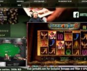 Check Exclusive Casino Bonuses, Giveaways, Reviews and Big Win Pictures From my Website.nhttps://www.jarttu84.comnnIf you enjoy watching Big Win Videos from Slots, Roulette and also, sometimes other content.nI would really appreciate if you subscribe to my channel to get notified when I upload new content! nnnWanna join the live-action? I stream basically every day live from Twitch. nPress the link below to join free live action and check all the exclusive bonuses below the stream! nTwitch is fr