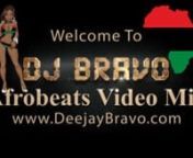 This is the best of Afrobeat, which is music from many different African countries; my personal description is African music beats fused with Reggae, Hip Hop, House and Soca. The playlist was selected my me; DJ Bravo. I am not African but I know good music when I hear it. This is a video mix consisting of pure Afrobeat hits. Artists like P. Square, Akon, JJC, Sarz, Tunde, Squeeze and much more. 30 songs, 1 hour 30 minute duration. While making this mix I couldn&#39;t help but to dance some Azonto. T
