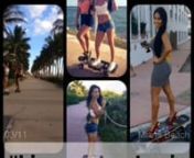 DOLLY CASTRO TRY ELECTRIC SKATEBOARD