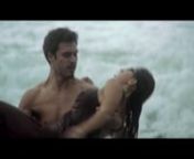 Towards the end of the story, by Malibu ocean waves, Shahrzad (Francia Raisa) broods on her tragic
