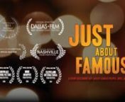 JUST ABOUT FAMOUS &#124; SHORT DOC &#124; 15 MINUTES &#124; 2010nnSYNOPSIS: A film about famous people...well almost. The documentary “Just About Famous” chronicles the lives of celebrity tribute artists – the few who have had the fortune - or curse - of looking like the most recognizable people on the planet.nnWebsite: http://justaboutfamousthefilm.comnTrailer: https://vimeo.com/10073326 nFacebook: http://www.facebook.com/justaboutfamousthefilmnTwitter: @jafmovie https://twitter.com/#!/jafmoviencontact@