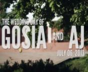 Wedding day of Gosia and AJ.nŚlub i wesele Gosi i AJ&#39;a.