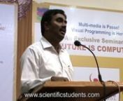 Mr Ravi Kumar.Sunkara Correspondent Sri Gowthami Smart School Rajahmundry briefing about A Seminar