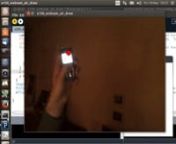 This episode shows two things you can do with a webcam. nnThe first one is tracking an object which is easy to distinguish from the background. We use brightness() to search for bright pixels, but you could also use red() to search for very red pixels, or one of the other functions that return color properties. nnAt home at night this works very well. Doing this for an art installation is more tricky, because the location might be very different from your home environment. People can wear crazy