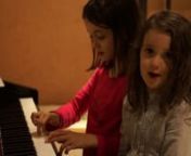 Mila and Juilette on the Piano from juilette