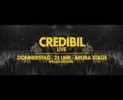 Credibil live auf dem Splash! am Donnerstag 10.07.2014 um 21 Uhr auf der Aruba Stage