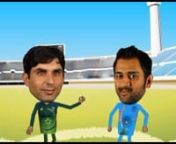 dhoni Misbah funny animation from dhoni funny
