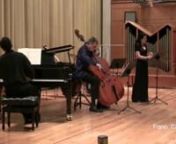 Aria by G. Bottesini, for soprano, obligato-double bass and piano. Ana Huete, soprano; Miguel Gálvez, piano; Frano Kakarigi, double bass. Recorded live in