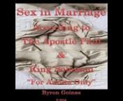 Get a free copy of “Sex in Marriage” by signing up for a no obligation free 30-day trial membership to Audible. Here’s how you can get a free copy:n n1. Visit “Sex in Marriage” Audible Audiobook page at http://www.audible.com/pd/?asin=B00B7MNNKYnn2. Click the link on the right-hand side of the page that says “Free With 30-Day Trial Membership.”n n3. Audible is an Amazon company and you can sign in with your Amazon account. If you have an Amazon account enter your email address, pas