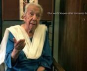 Beautiful recitation of one of Faiz&#39;s iconic verses by Zohra Sehgal. This is excerpted from an interview I did of her when she was 99 years old for my film &#39;Zohra Sehgal: An Interview