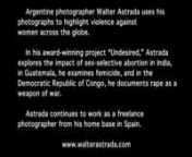 Visual Communication Quarterly editor-in-chief Berkley Hudson&#39;s interview with Argentine-born photographer Walter Astrada. Astrada talks about his career and experiences as a photojournalist. As a successful photographer, Astrada has won two Awards of Excellence in the Spot News category of the Pictures of the Year International competition, one in 2006 and the other in 2008. He served as a judge for the 71st Pictures of the Year International competition in 2014. Astrada’s prominent project,