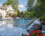 This luxurious pool created by the &#39;Aqua Doctor&#39; was finished with Hydrazzo Classico