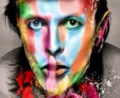 Beautiful pictures of David Bowie that blend together with using Morphing.nMusic titel: