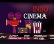 A multitude of classic Indonesian films ranging from action to drama is shown during the Indo Cinema block. A new film airs every weekday.Subtitled in English.nACQUIRED/PREVIOUSLY AIRED CONTENTnnnWHAT: New film 5 x/week (+-90 minutes per film)nPREMIERE: Monday, June 2 nd 2014 – 7:00PM WIBnSCHEDULE: New films will air weekdays 00:00 AM WIBnnReruns: n2x after first airing, same day (total 3x / same day)nReruns of Monday’s film on Saturday, and Tuesday’s film on SundaynTotal airing 3-6x /