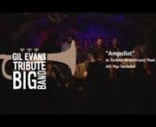 Concert de la Gil Evans Tribute Big Band a la sala Jamboree de BCN el 7/6/15. Tema homenatge a dos dels referents de la música per a big band de finals del s.XX, Toshiko Akiyoshi i Thad Jones.nnMúsics:nnJoan Mas: saxo alt, soprano i flauta (lead)nAlbert Comaleras: saxo alt i flautanLluc Casares: saxo tenor i flauta (solista)nNil Villà: saxo tenor i clarinetnJaume Badrenas: saxo baríton (solista)nnLeo Torres: trompeta(lead)nPep Garau: trompeta i flugelhorn (solista)nPol Padrós: trompeta n