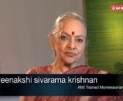 Sensorial activities explained by Mrs. Meenakshi Sivaramakrishnan who is an Indian educator, who has promoted the Montessori method of education in India for the past four decades. An acclaimed authority on the Montessori method, she does not believe in diluting the Montessori philosophy in any manner. Her commitment to the Montessori ideology is total. She has trained hundreds of Montessori adults, many of whom have established Montessori Houses of across India and abroad.