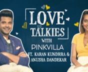 Karan Kundrra and Anusha Dandekar are one of the most adorable couple on the block. The couple in our segment Love Talkies was a riot to witness. From pulling each other’s leg to Anusha’s infectious energy, this video is sure to leave you smiling.If you like this video, show us your love in the comments below.