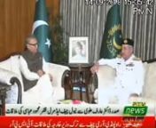 President of Pakistan meet Navel Chief staff