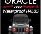 GET IT HERE: https://www.oraclelights.com/products/2018-2019-jeep-wrangler-jl-oracle-led-headlight-surface-mount-halo-kitnThis new ORACLE Halo Kit features ORACLE SMD Halos that are resin injected resulting in an IP67 waterproof rating. These new SMD Halos are installed directly to the outside of the vehicle’s headlight lens making installation easy even for a novice! The halo kit is 12V powered and can be wired to a controller, switch, or parking light wiring harness.nnProduct Specs:n• Now