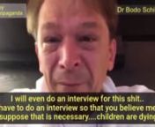 In an emotional statement, Dr Bodo Schiffmann reports that a third child died in Germany due to masks.nnThere are two additional videos related to this case which have been posted here:nnhttps://bluecat.live/video/57/dr-bodo-schiffmann---update-on-3rd-child-who-allegedly-died-by-mask?channelName=BluecatLive_5f69cefb2b200nnhttps://bluecat.live/video/59/dr.-yves-oberdo%CC%88rfer---children-s-breathing-is-not-comparable-with-adults?channelName=BluecatLive_5f69cefb2b200nnWe have transcribed the 2nd