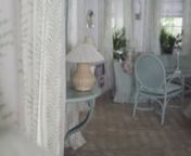 Scrolling Fern Frond - Leaf Green - Linen Lawn Curtains at Cobblers Cove from frond
