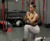 Front foot elevated split squat from squat