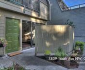 This video is about 8839 166th Ave NW, C101, Redmond, WA