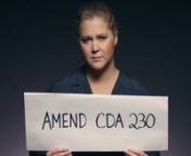 This PSA underscores the urgency to clarify and update Section 230 of the Communications Decency Act in order to better disrupt online sex trafficking of children and adult victims. Featuring Seth Meyers, Amy Schumer, Josh Charles, Tony Shalhoub, Kathleen Chalfant, John Doman, Alysia Reiner, AnnaLynne McCord, D&#39;Brickashaw Ferguson, Chloe Flower, Lori Tan Chinn, Pastor A. R. Bernard, Reshma Shetty, Malaak Compton Rock, Matthew Kodsi, Odley Jean, and Zoe Hyman