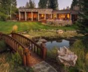 Eagle’s Nest – A Unique Opportunity to Create a Family Compound in a Sanctuary Setting Right Next to Jackson Hole Golf &amp; Tennis ClubnnA sanctuary with sweeping Teton views from floor to ceiling windows in almost every room - this 5,756 SF home, rests on 2.6 acres and 3 lots. A stream runs through it, 3 footbridges, a gazebo and a walking path tucked behind mature landscaping. nBirds eye 360-degree views are unobstructed and enhanced by two extra parcels - the perfect opportunity to build