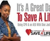 Actress Skai Jackson narrates a demonstration of the Cardiac Chain of Survival that’s critical to save a person in sudden cardiac arrest (SCA). When seconds can mean the difference between life and death, the Eric Paredes Save A Life Foundation shows you how to act quickly and work together to immediately recognize SCA, call 911, administer hands-only CPR and use an automated external defibrillator (AED). For more information, visit www.epsavealife.org