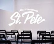 St. Pete is officially home to the newest chapter of CreativeMornings, a global breakfast lecture series for the creative community! It is our pleasure to host this monthly event in the Sunshine City, and we&#39;re beyond excited to get it started in the new year.nnA huge thank you to everyone who volunteered their time and talent to help us create a winning application video:nnProduction Crew:n-------------------------nWriter: Tara SegallnDirector: Andrew LeenCamera: Javi Fick, Filipe Bergson, Andr