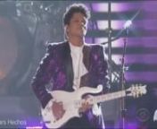 Bruno Mars Tributo a Prince. Grammys2017 from grammys