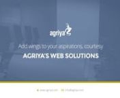Agriya, an Indian based web development company, strives in transforming your business with digital innovations. We match best technological advancements with your business by offering excellent web and mobile applications. We help businesses land more results with precision-driven products for wide-range of on-demand marketplaces. After an illustrious 17 years of web service and solutions, we wish to move forward decoding complex challenges in the arena of web development. nnSOCIAL HANDLES:nnFA