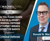 https://www.macneilfirm.com/nnThe MacNeil Firm Ltd.n20527 South LaGrange Rd.nFrankfort, IL 60423nWill County Phone: (815) 290-9170nCook County Phone: (708) 919-5415nn220 Chanahon StreetnShorewood, IL 60404n(By Appointment Only)n(708) 919-5415nnSo, yes it is possible to have DUI charges amended or reduced. This would generally happen during pre-trial plea agreement negotiations. However, amending a DUI charge really has limited help from this in Illinois. For example, if a first offender for DUI,