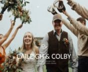 Caileigh and Colby married on Saturday May 21, 2022. A country wedding style at RG Cattle Co in Check, Virginia.nnHighlights in this wedding film:nBride and groom exchange and read love letters before the ceremony.nBride&#39;s first look with her bridesmaids and her dad.nBridesmaids are showing off their cowboy boots.nSend-off in livestock trailer.nnWedding video produced by Piximpress (www.piximpress.com)nFilmed and edited by Henry Saint-JeannLicensed songs from SoundstripennOther vendorsnPhotograp