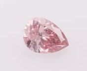 0.14 carat, Fancy Intense Pink Diamond, 4PR, Pear Shape, (VS1) Clarity, SKU 533098