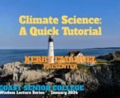 Climate Science: A Quick Tutorial_WW24 from ww24