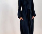 Czarna sukienka z wiązaniem Alessia from alessia z