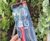 Review from:nhttps://www.instagram.com/p/Ct_gj0-qprN/nnThank you for sending me these new pruners, I was so grateful for receiving them as my old ones had gone rusty �nnI have opened them and tried them on the brambles, they are good and weighty, easily slide across to open and put the safety back on and most importantly the blades are great!n.n#pruning #pruners #focusepruning #allotment #homeallotment #gardeningforthesoul #kitchengarden #urbangardenn#gardeningcommunity #gardeningformentalheal