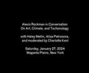 On the occasion of his solo exhibition of new watercolors The Toxic Sublime, Magenta Plains hosts Alexis Rockman in conversation with three scholars and artists all of whom operate at the intersection of art, technology, and climate. By utilizing Rockman’s new work as an entry point for the discussion, this conversation hopes to generate a dialogue about how each of these practitioners view the artist’s role in relation to the escalating climate crisis.nnAs one of the first and longest-worki