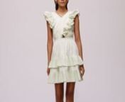 Faye Mini Dress, Floral Mist Mint, By Malina 1 from faye