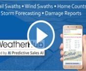 Be the first to know when extreme weather hits your market with custom notifications and forecasting technology, so you can take action before competitors have time to knock on their door.