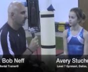 This is a post-season interview with a 12yo Level 7 gymnast who experienced some traumatic coaching at a prior gym. As a result, she would freeze and was unable to do any backward skills. She would stand for minutes at a time, afraid to do anything. Her new coaches were unable to get her to take action. She was often emotional and considered quitting. After 5 months of mental training, she was able to accomplish some amazing things...