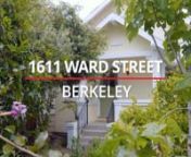 1611 WARD ST, BERKELEYnOFFERED AT &#36;899,000nPENDING2 Beds 1 Full Baths 960 Sq. Ft.* DoM: 14 nMLS #: 41030246 nPresented by the TTL Team 510-206-2686nOld-World Charm with Modern Upgrades nnEnter through the trumpet vine-covered trellis gate into a lush private front yard garden. At the end of the flagstone path, you are greeted by a covered front porch. This whimsical bungalow retains many of the original details characteristic of homes from the early 1900s, like high ceilings and richly-colored