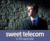 Sweet Telecom is Australia&#39;s antidote to the pain dealing with mammoth telcos. Sweet lives its founding principal; to deliver best-in-class business telecoms with Sweet service. Sweet is your single point of contact for Telstra business, Avaya phone systems and Apple mobile productivity products. This video is a 60 second introduction to the business and its products and services. For more information visit www.sweet-telecom.com.au or simply call 1300 662 338.